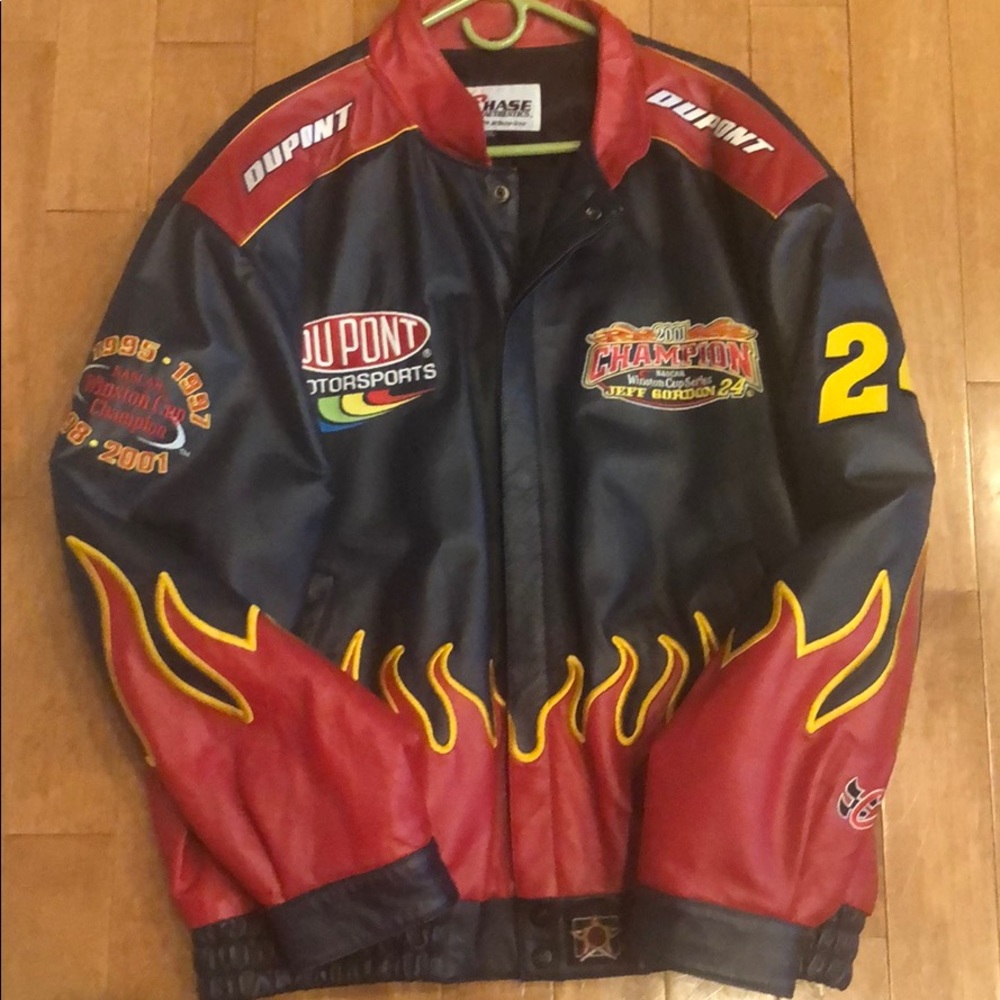Jeff Gordon Official NASCAR genuine leather jacket